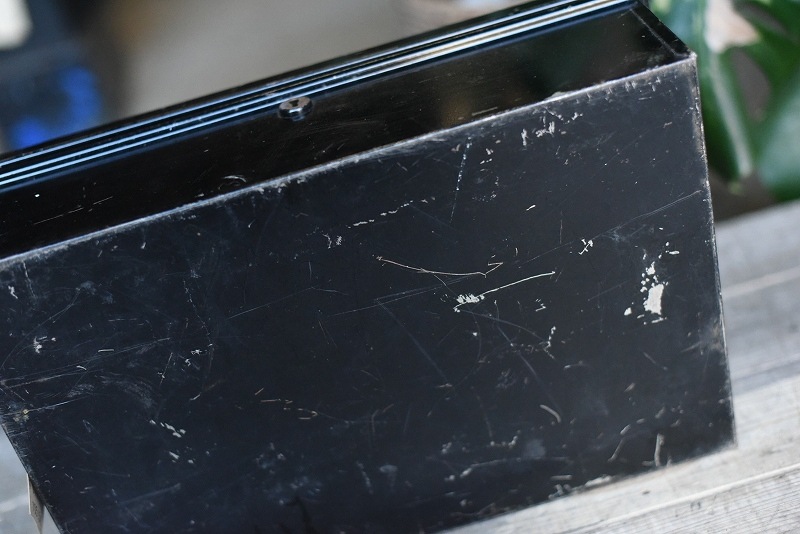 105154 ヴィンテージ アイアンボックス 箱 英国製