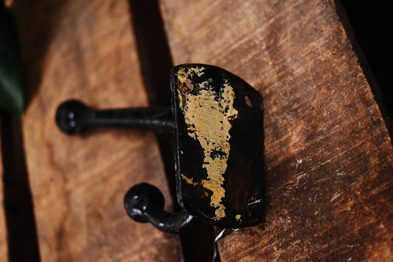 105320 ヴィンテージ アイアンフック ウォールハンガー コートフック