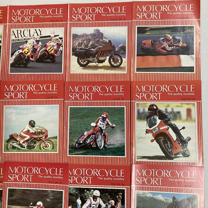 B4405　1985　11冊セット 「MOTORCYCLE SPORT」 モーターサイクルスポーツ 英国 旧車雑誌
