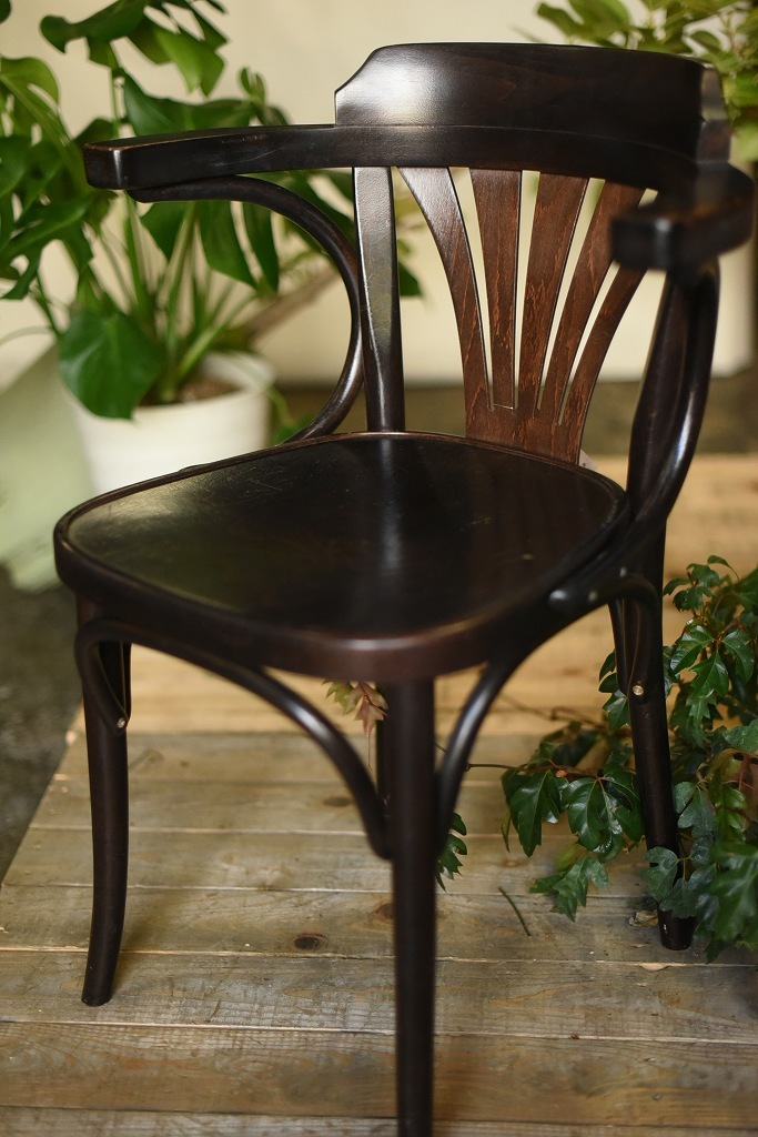 104580 ARM CHAIR No.25 321025 USED TON CHAIR 中古