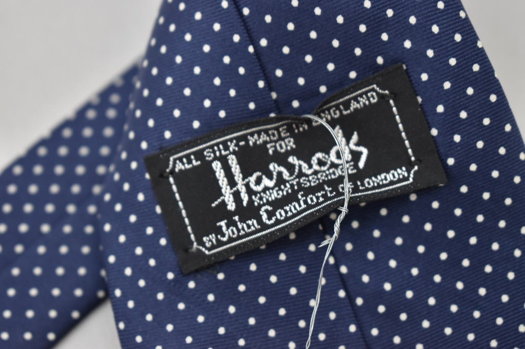 108476 「ALL SILK MADE IN ENGLAND HARRODS」 ヴィンテージ ネクタイ
