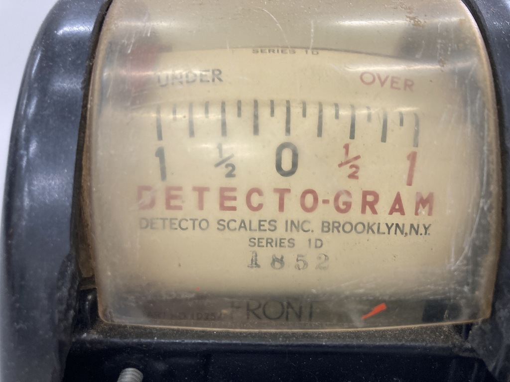108343　ヴィンテージ　スケール　「DETECTO SCALES INC.」 BROOKLYN,N.Y. SERIES 1D 1852 