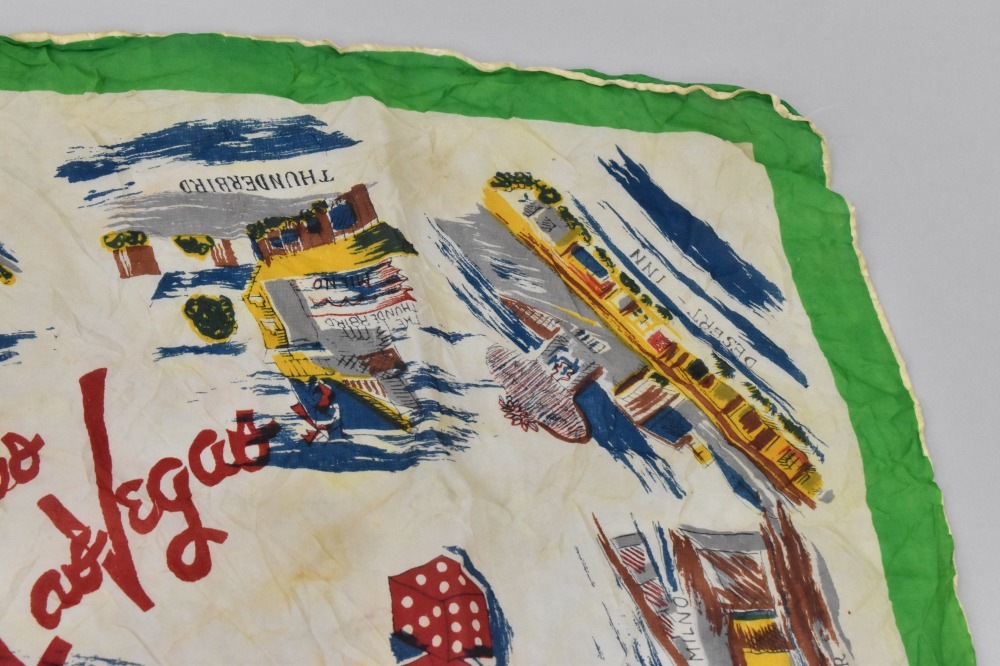 108715 ヴィンテージ 中判 スーベニア スカーフ Souvenir scarf