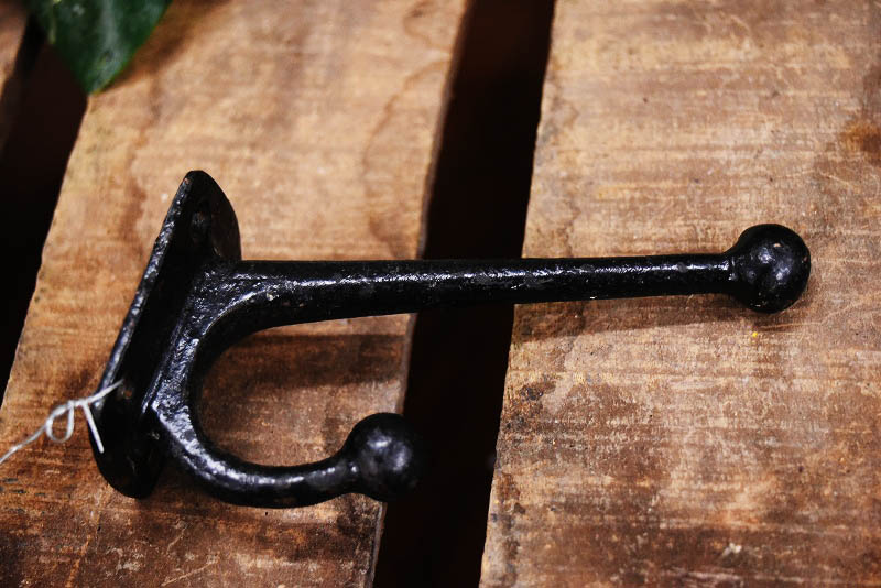 105326 ヴィンテージ アイアンフック ウォールハンガー コートフック