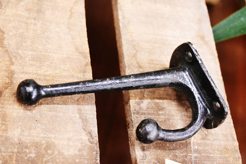 105326 ヴィンテージ アイアンフック ウォールハンガー コートフック