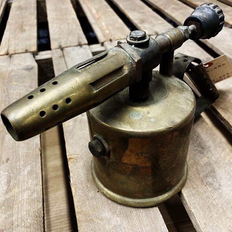 106015　ブラス　トーチ　バーナー　ブロートーチ　コンロ　キャンプ　真鍮　　MADE IN SWEDEN