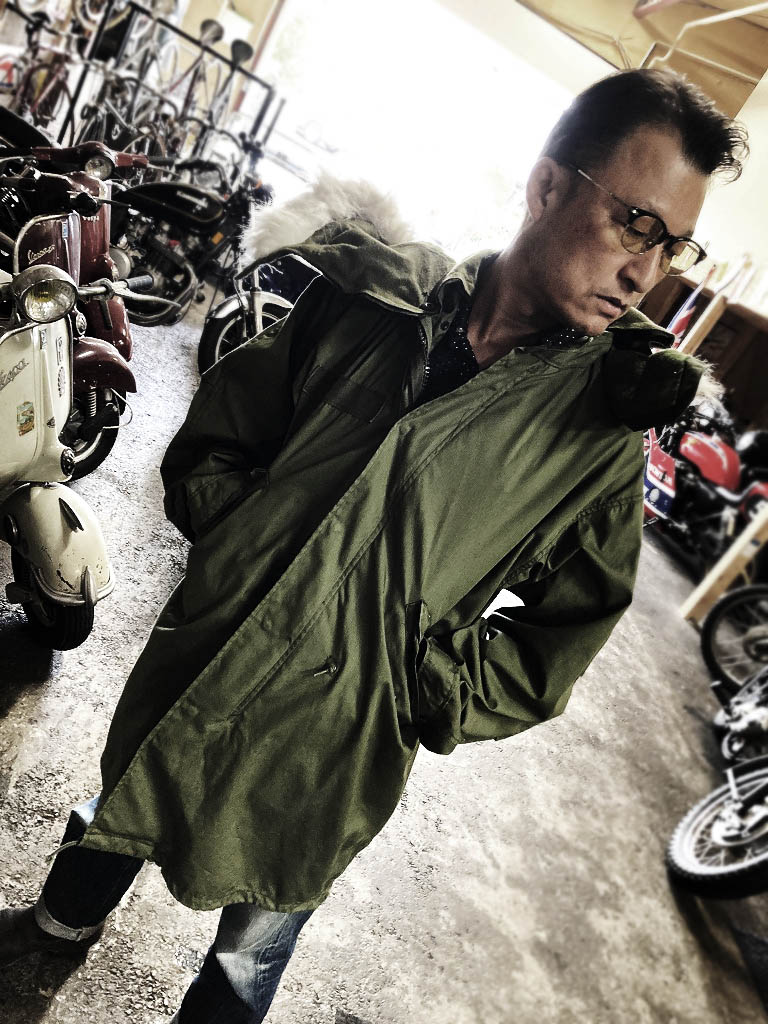 108229 US ARMY M-65後期型 Xsmall フィッシュテールパーカー 