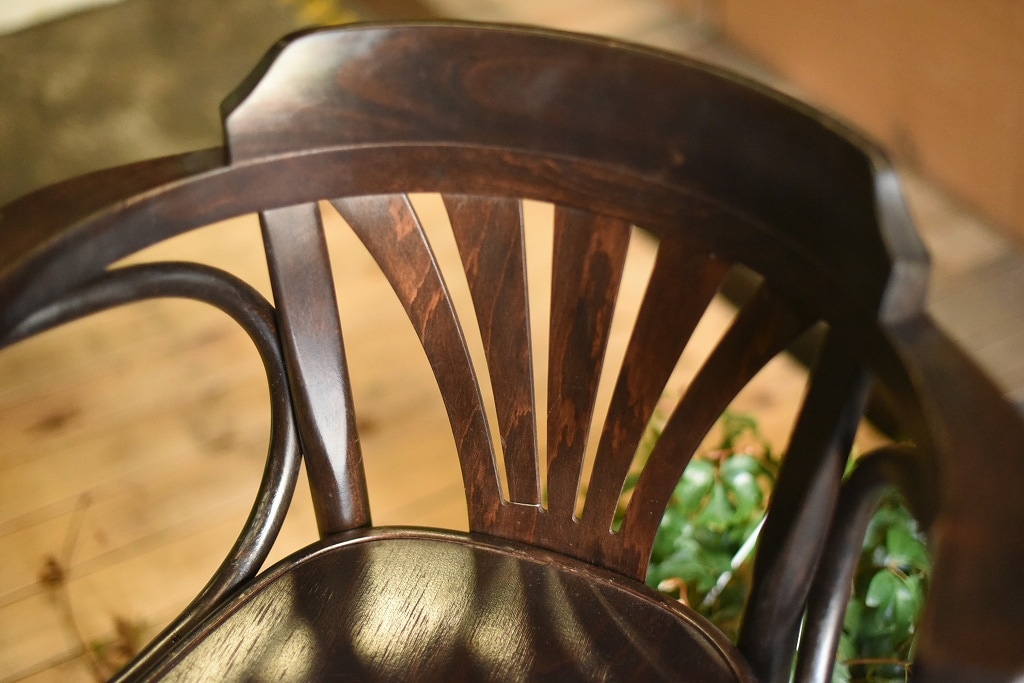 104583　ARM CHAIR No.25　321025　USED TON CHAIR　中古