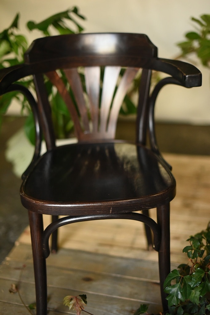 104583　ARM CHAIR No.25　321025　USED TON CHAIR　中古
