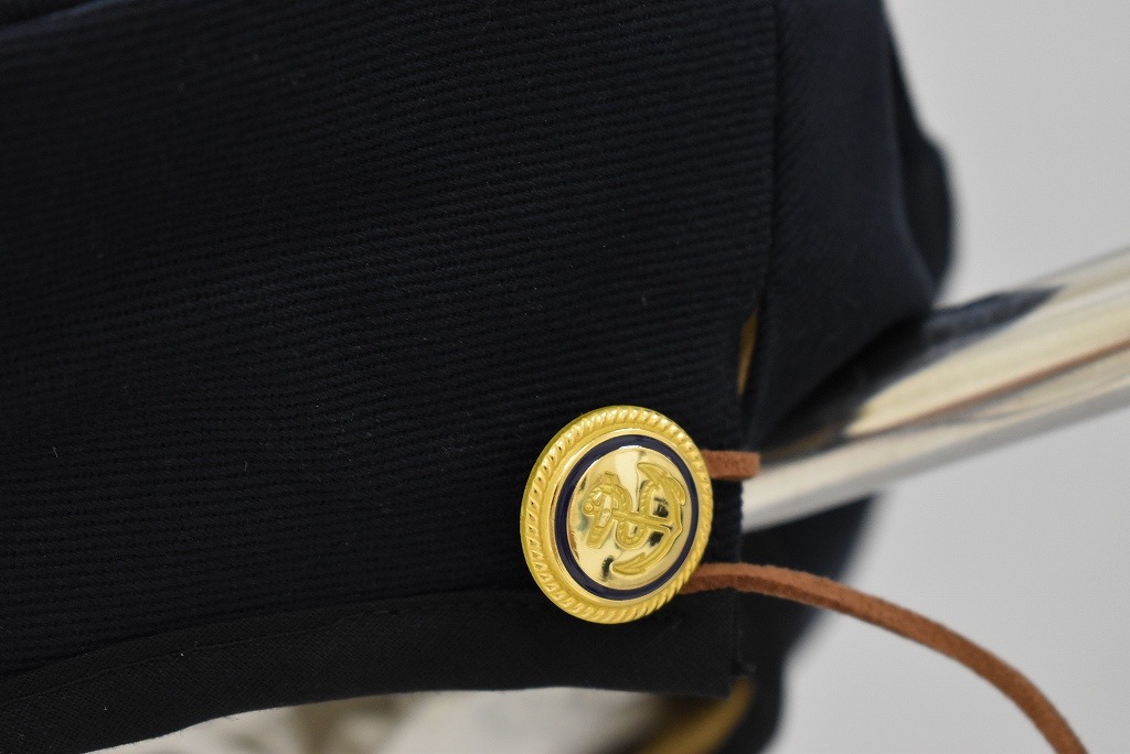 ベレー帽　ネイビー INNOCENT ＆ GOLDEN NEEDLE LONDON コラボ商品！ Made in Great Britain