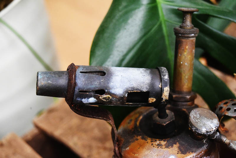 105296 「PRIMUS」　B.A.HJORTH プリムス　ブラス　トーチ　バーナー　ブロートーチ　コンロ　キャンプ　真鍮　MADE IN　SWEDEN