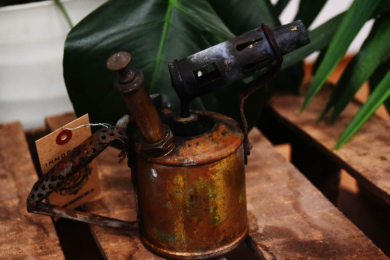 105296 「PRIMUS」　B.A.HJORTH プリムス　ブラス　トーチ　バーナー　ブロートーチ　コンロ　キャンプ　真鍮　MADE IN　SWEDEN