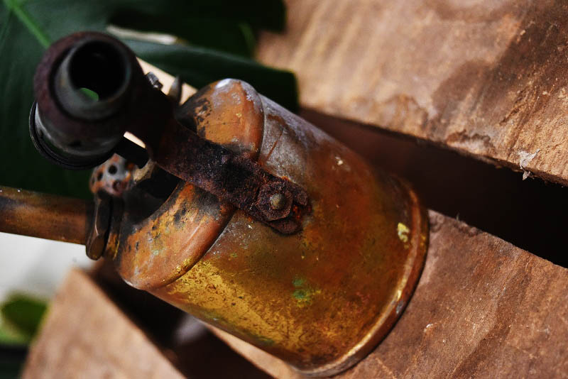 105296 「PRIMUS」　B.A.HJORTH プリムス　ブラス　トーチ　バーナー　ブロートーチ　コンロ　キャンプ　真鍮　MADE IN　SWEDEN