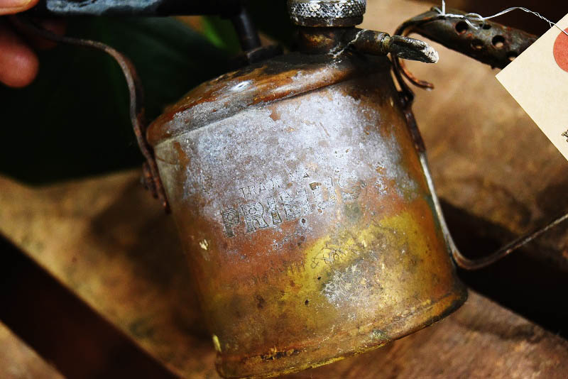 105296 「PRIMUS」　B.A.HJORTH プリムス　ブラス　トーチ　バーナー　ブロートーチ　コンロ　キャンプ　真鍮　MADE IN　SWEDEN