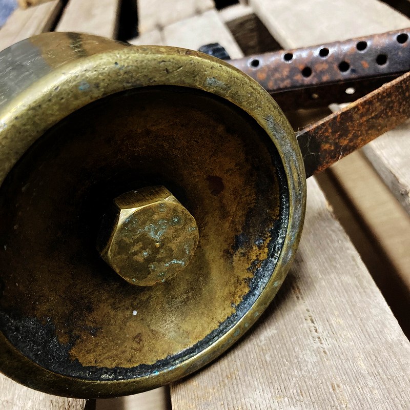 106016 「BURMOS」MADE IN ENGLAND ブラス トーチ バーナー ブロートーチ コンロ キャンプ 真鍮