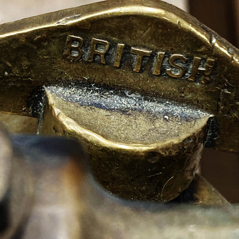 106016 「BURMOS」MADE IN ENGLAND ブラス トーチ バーナー ブロートーチ コンロ キャンプ 真鍮