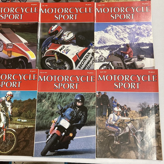 B4407 1987 12冊セット 「MOTORCYCLE SPORT」 モーターサイクルスポーツ 英国 旧車雑誌