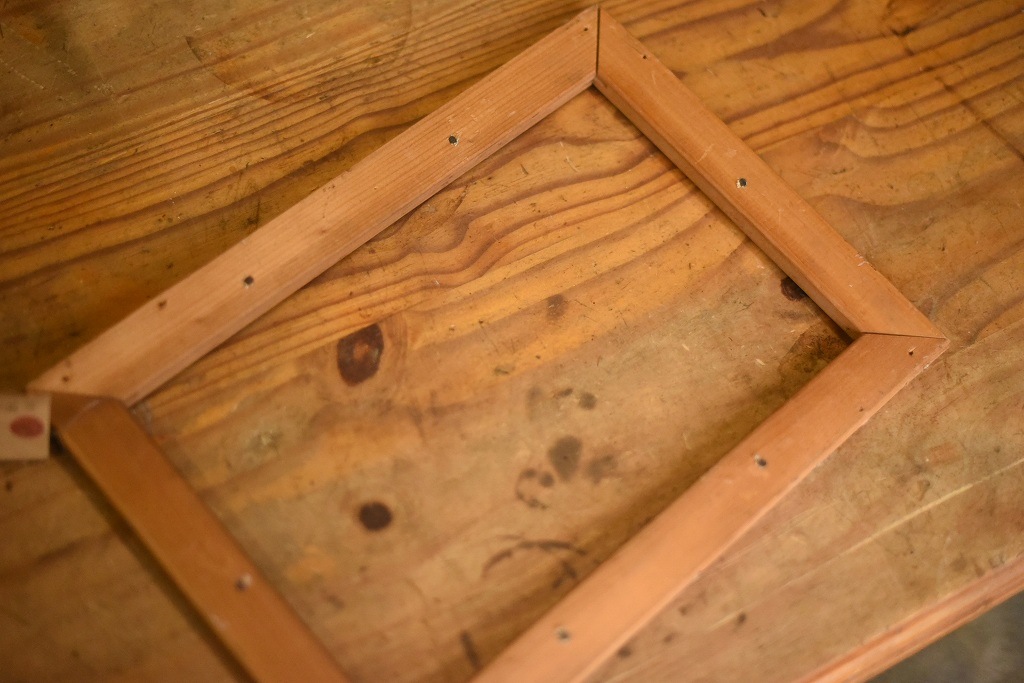 103607 ヴィンテージ　ウッドフレーム 額縁