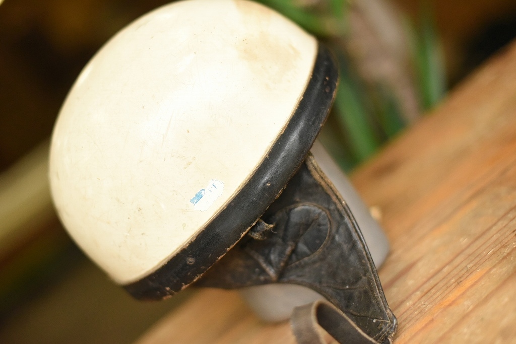 103799 「CASQUES RF」 ヴィンテージ ハーフヘルメット お椀ヘルUK MADE in ENGLAND ヘルメット
