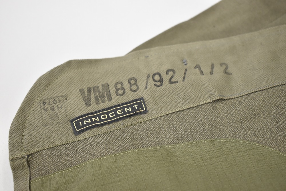 再生産 INNOCENT Original products ユーロミリタリー「オーストリア HBT リメイクジャケット」　SIZE : M/L
