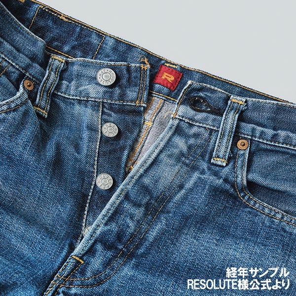 RESOLUTE（リゾルト）710 テーパードストレート デニムパンツ  MADE IN JAPAN　87種類　10%ポイントバック