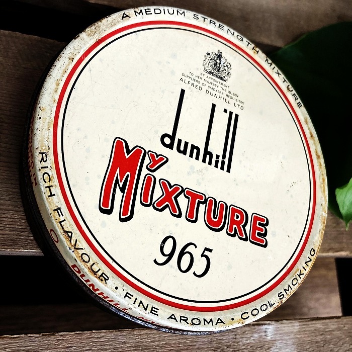 105951 ヴィンテージ　「dunhill」　ダンヒル　「MIXTURE965」　丸缶 MADE IN ENGLAND 英国製