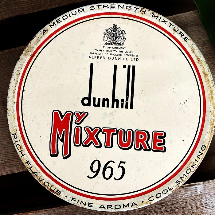 105951 ヴィンテージ　「dunhill」　ダンヒル　「MIXTURE965」　丸缶 MADE IN ENGLAND 英国製