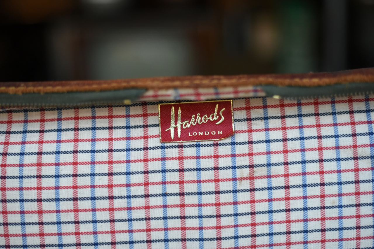 000999 UK 「HARRODS LONDON」  ハロッズ　ロンドン　ヴィンテージ トランクケース　