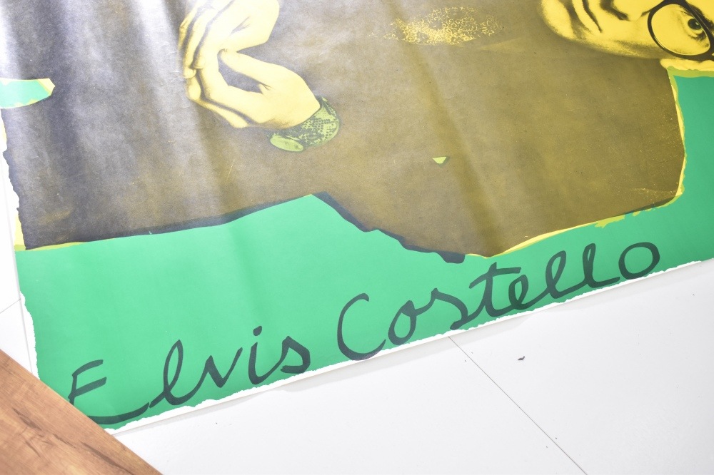 108542 ヴィンテージ Elvis Costello エルヴィス・コステロ 特大ポスター 英国