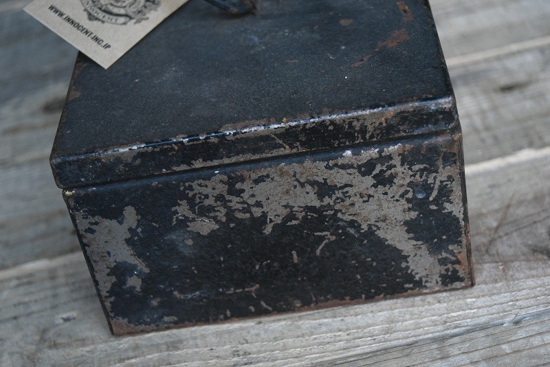 105145 ヴィンテージ アイアンボックス 箱 英国製