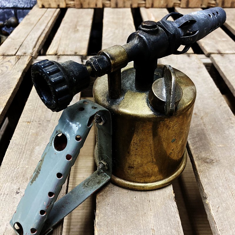 106018　ブラス　トーチ　バーナー　ブロートーチ　コンロ　キャンプ　真鍮　　MADE IN BRITISH
