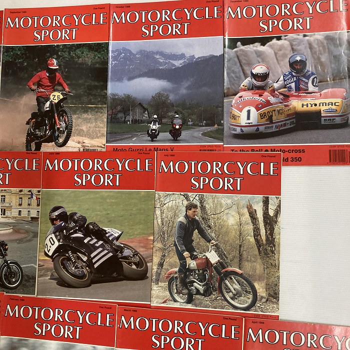 B4409　1989　11冊セット 「MOTORCYCLE SPORT」 モーターサイクルスポーツ 英国 旧車雑誌