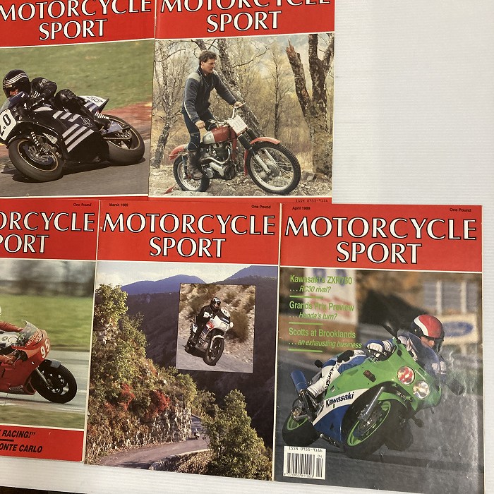 B4409　1989　11冊セット 「MOTORCYCLE SPORT」 モーターサイクルスポーツ 英国 旧車雑誌