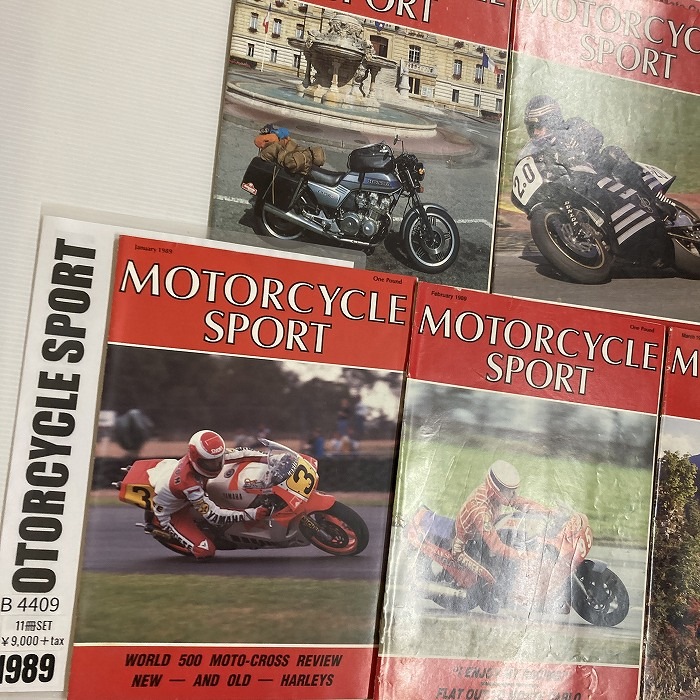 B4409　1989　11冊セット 「MOTORCYCLE SPORT」 モーターサイクルスポーツ 英国 旧車雑誌