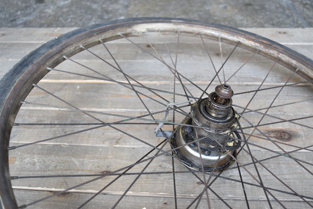 107111 自転車 ヴィンテージ ホイール ※割れあり | 自転車