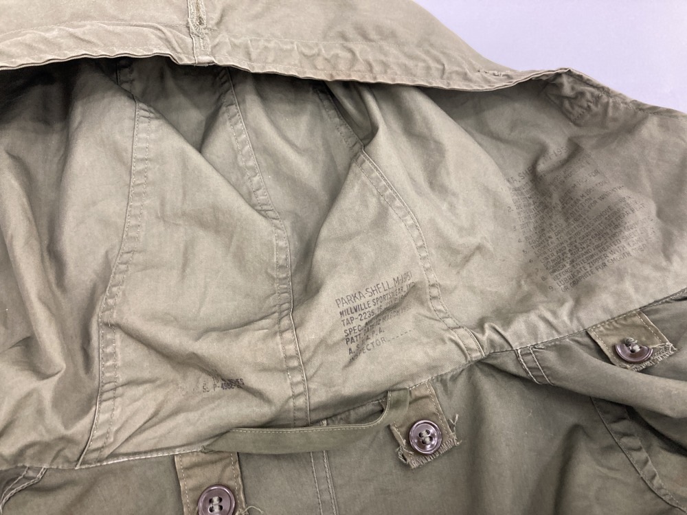 109251 [TF]  VINTAGE 50s US ARMY「M51 FISHTAIL PARKA」フィッシュテールパーカー ヴィンテージ モッズコート