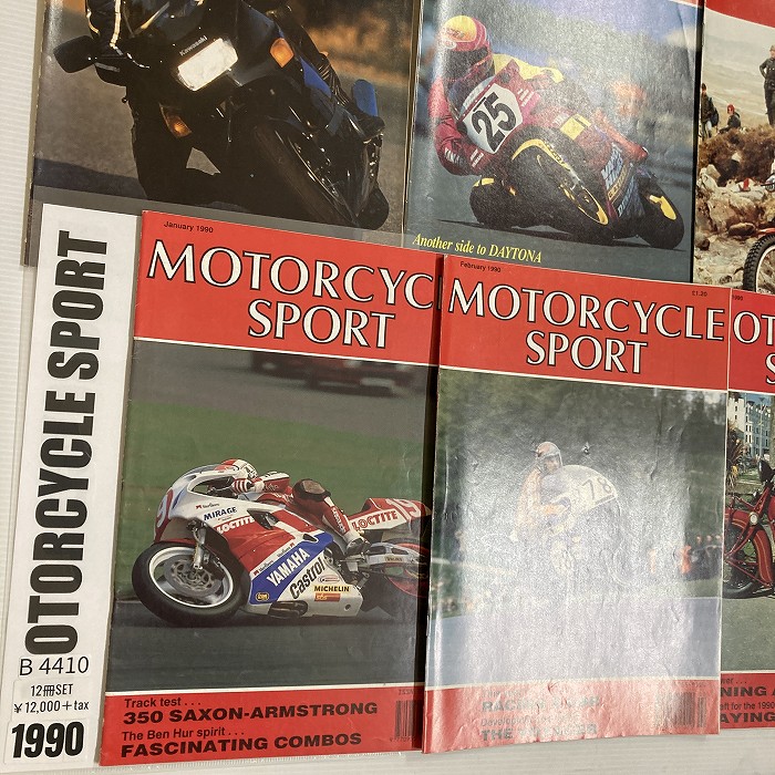 B4410 1990 12冊セット 「MOTORCYCLE SPORT」 モーターサイクルスポーツ 英国 旧車雑誌