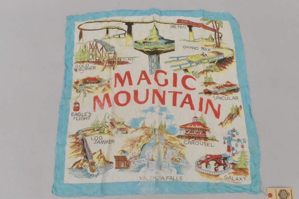 108725 ヴィンテージ 中判 スーベニア カウボーイ スカーフ Souvenir scarf