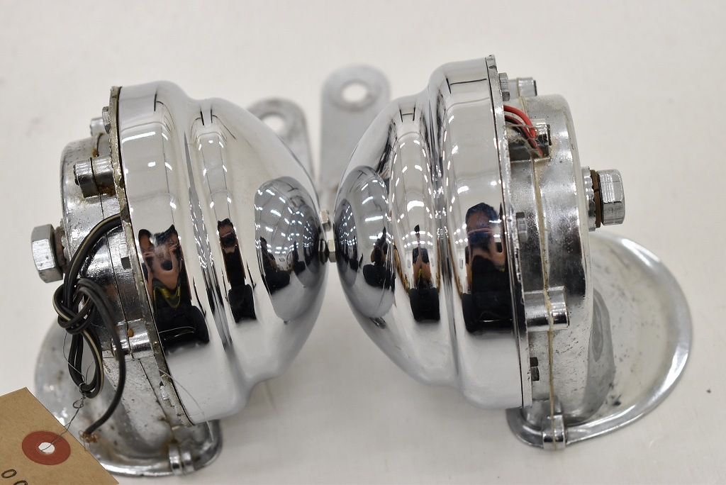 109804 1960s Clear Hooters Alpine Horn アルペンホーン 2個SET vespa