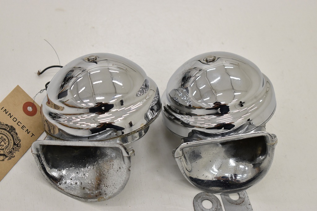 109804 1960s Clear Hooters Alpine Horn アルペンホーン 2個SET vespa