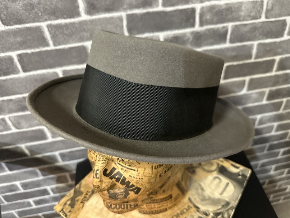 50s Penny's marathon ハット グレー 7 1/8 ビンテージ 50s Penny´s marathon ハット グレー 7 1/8 ビンテージ メンズ