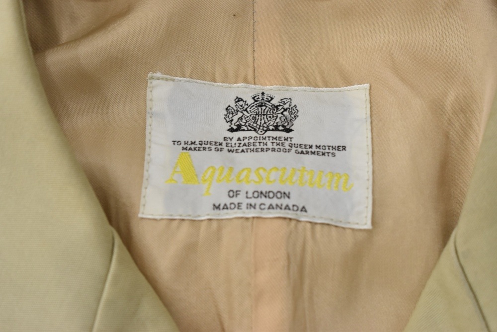 109486 ヴィンテージ「Aquascutum」ステンカラーコート 
