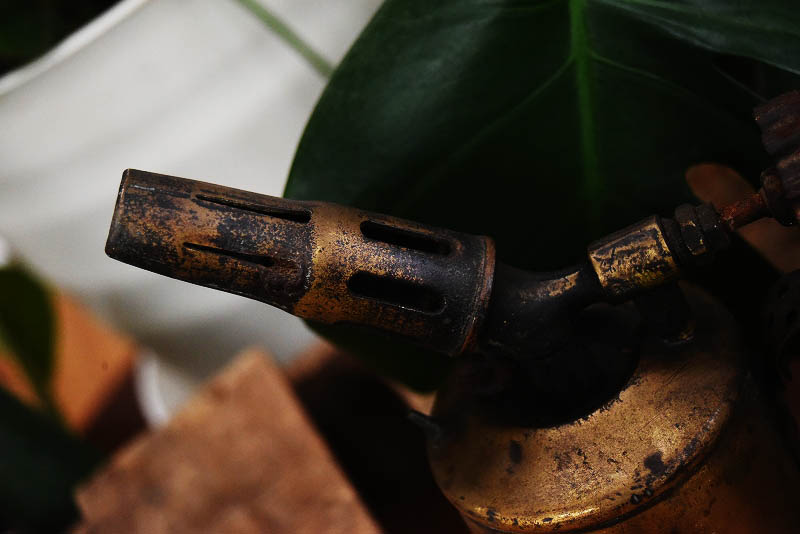 105302  「PRIMUS」 B.A.HJORTH プリムス　ブラス　トーチ　バーナー　ブロートーチ　コンロ　キャンプ　真鍮　MADE IN　SWEDEN