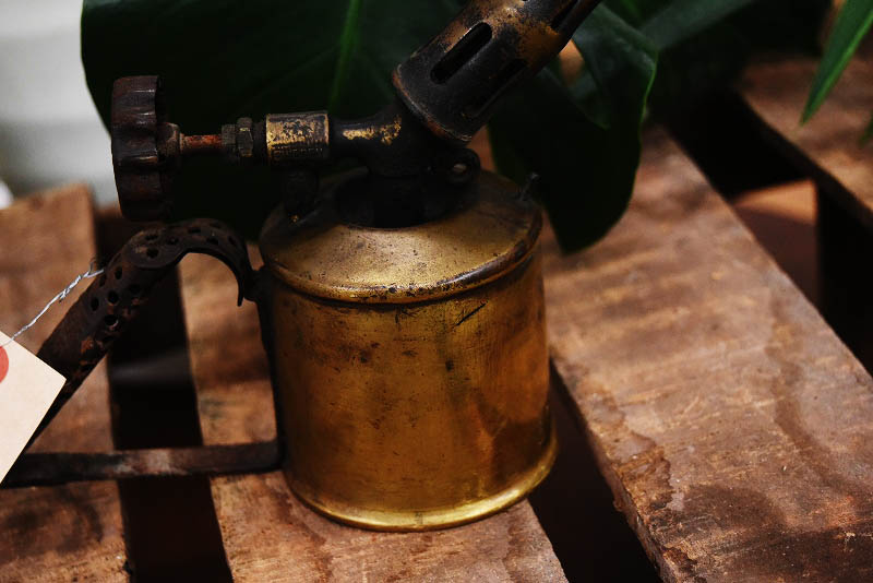 105302  「PRIMUS」 B.A.HJORTH プリムス　ブラス　トーチ　バーナー　ブロートーチ　コンロ　キャンプ　真鍮　MADE IN　SWEDEN