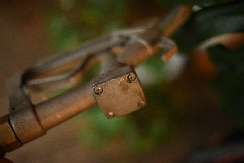 2435 ヴィンテージ　ガソリン　ノズル　給油ガン　ガソリンスタンド　 英国製　MADE IN ENGLAND