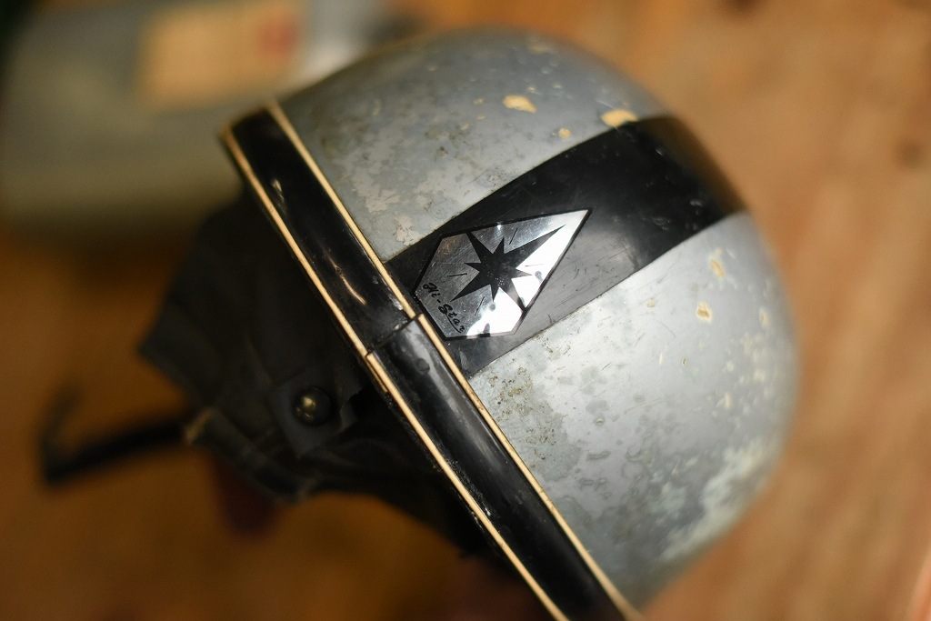 103796 「STADIUM スタジアム」 ヴィンテージ ハーフヘルメット お椀ヘルUK MADE in ENGLAND ヘルメット