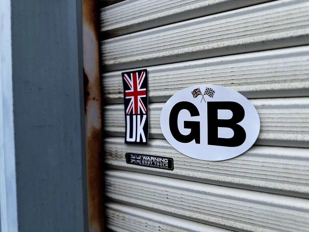 UKシリーズ・ステッカー　「GREAT BRITAIN」　カスタム　シール