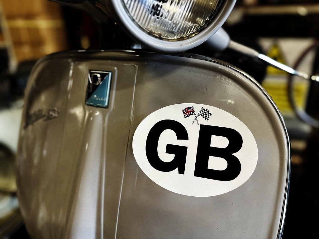 UKシリーズ・ステッカー　「GREAT BRITAIN」　カスタム　シール