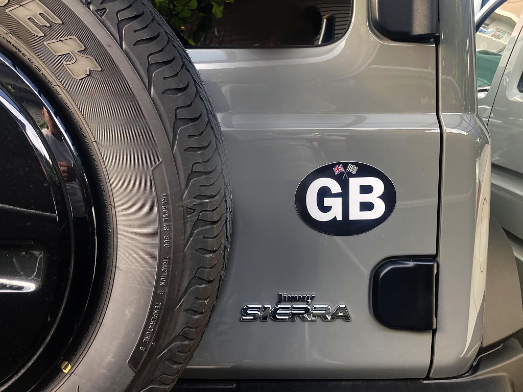 UKシリーズ・ステッカー　「GREAT BRITAIN」　カスタム　シール