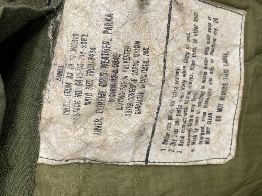 109257 [TF]  VINTAGE 65s US ARMY「M65 FISHTAIL PARKA」FULL SET フィッシュテールパーカー ヴィンテージ モッズコート